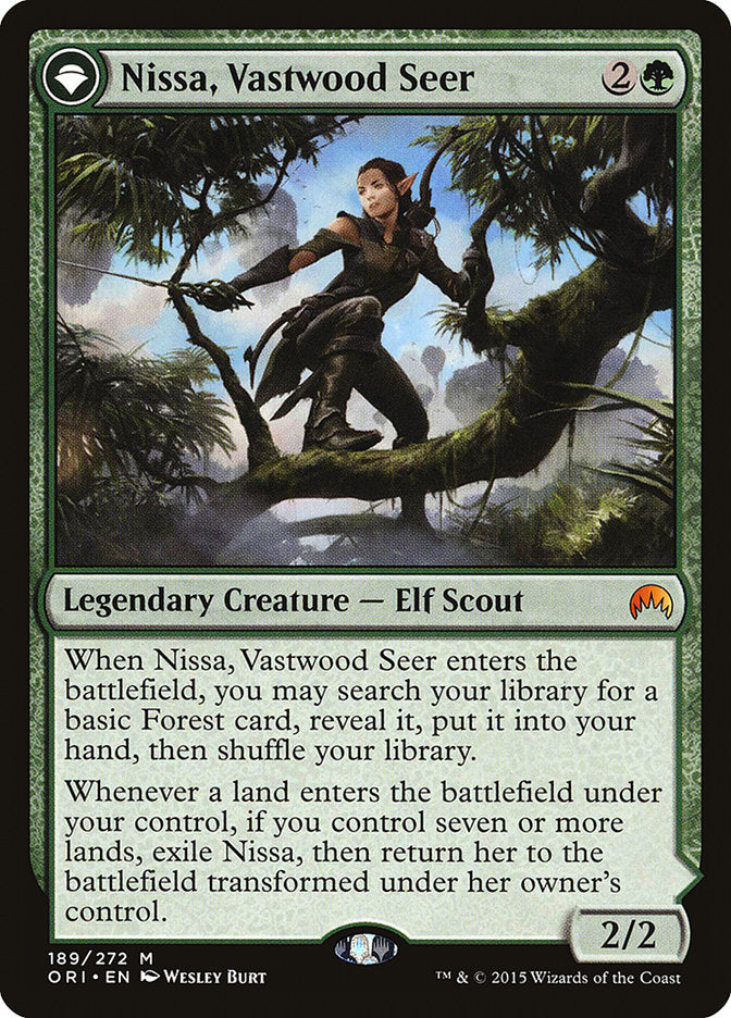Nissa, Vastwood Seer (189) - Magic Origins