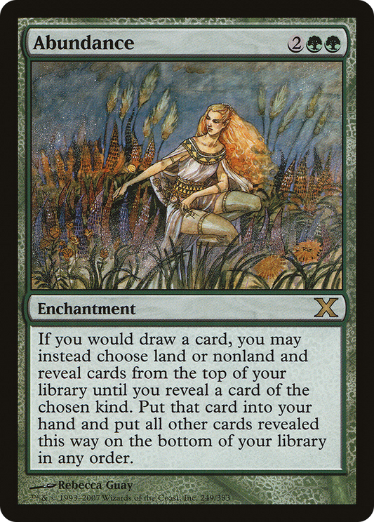 Abundance (249) Foil - Tenth Edition