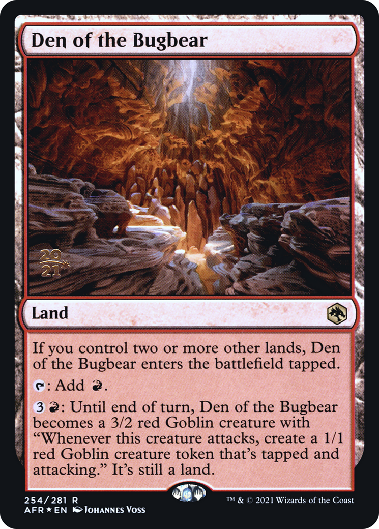 Den of the Bugbear (254) Foil - Adventures in the Forgotten Realms Promos