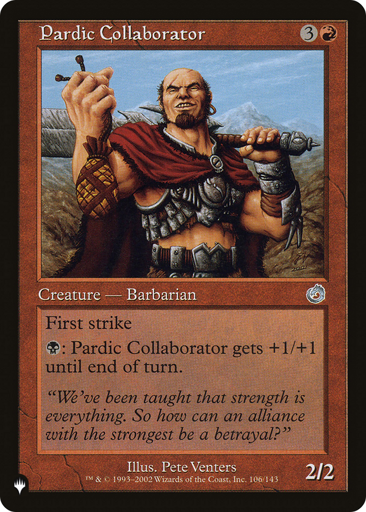 Pardic Collaborator (Retro) (TOR-106) - The List