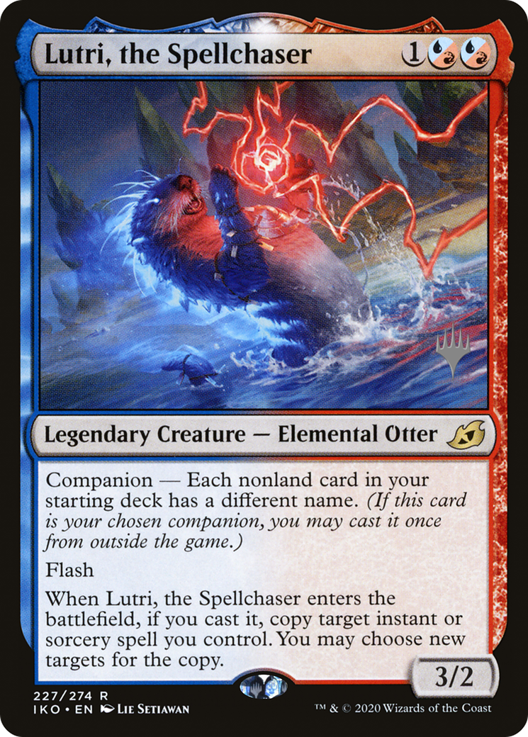Lutri, the Spellchaser (227) Foil - Ikoria: Lair of Behemoths Promos