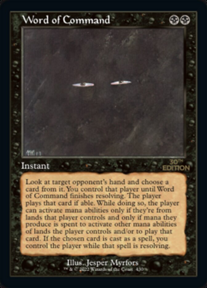 Word of Command (Retro) (430) - 30th Anniversary Edition