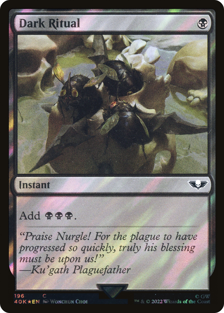 Dark Ritual (196) Surge Foil - Warhammer 40,000 Commander