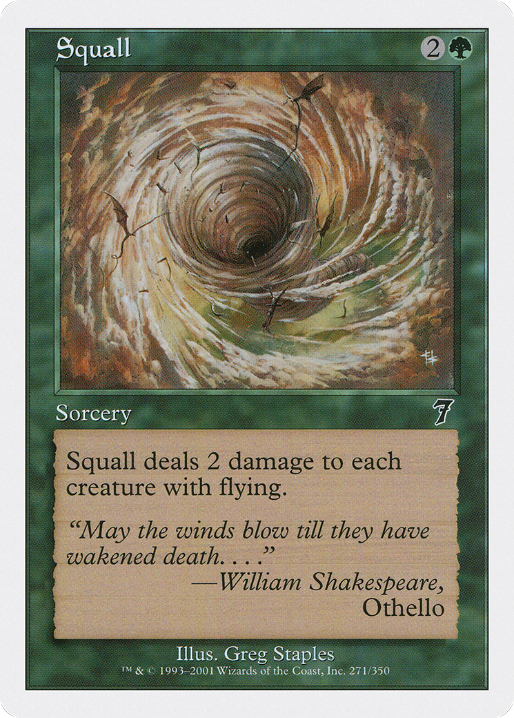 Squall (271) Foil - Seventh Edition