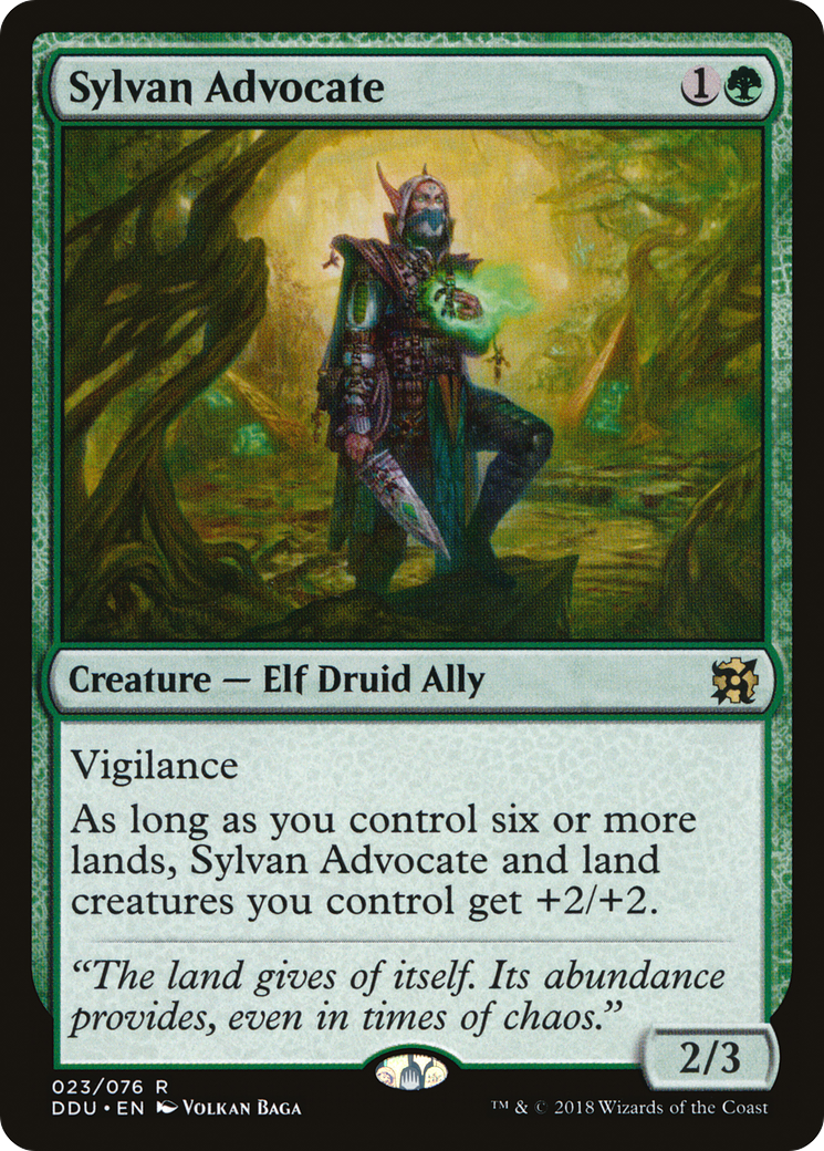 Sylvan Advocate (023) - Duel Decks: Elves vs. Inventors
