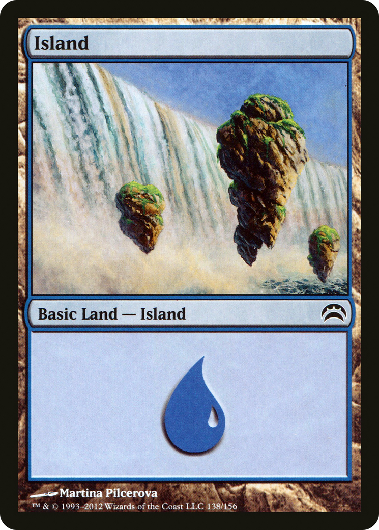 Island (138) Foil - Planechase 2012