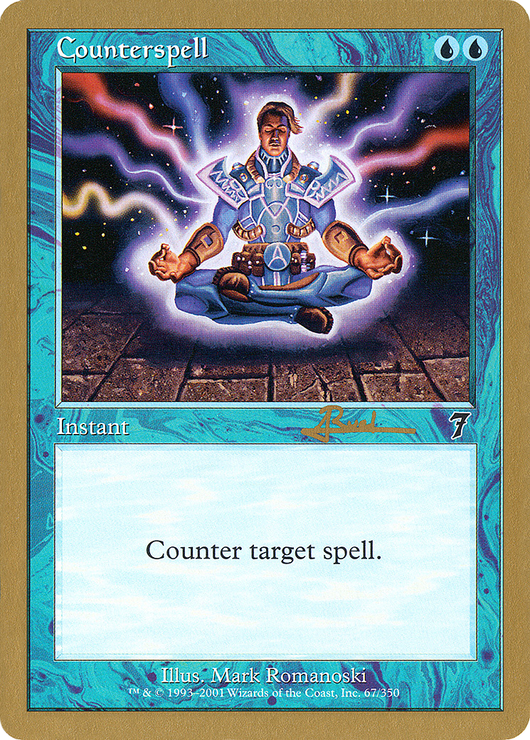 Counterspell (Retro) (ar67) - World Championship Decks 2001