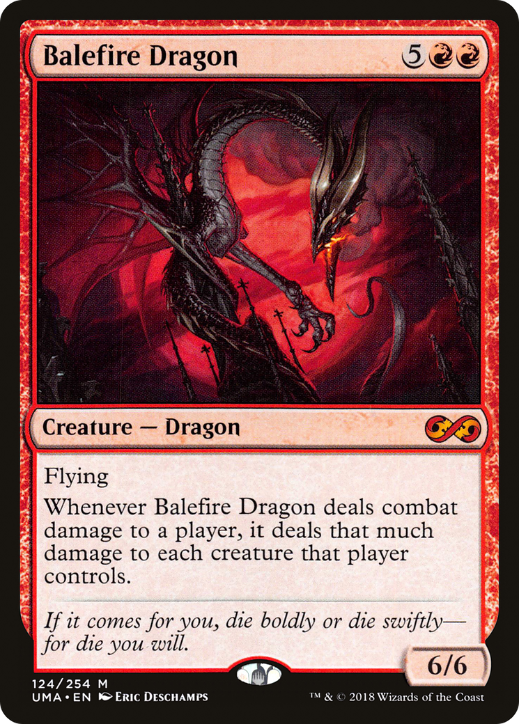 Balefire Dragon (124) Foil - Ultimate Masters