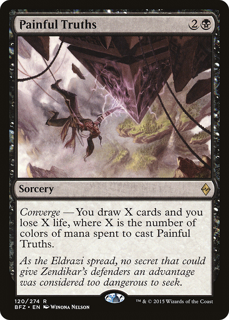 Painful Truths (120) Foil - Battle for Zendikar