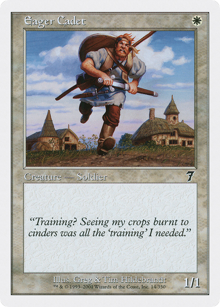 Eager Cadet (014) Foil - Seventh Edition
