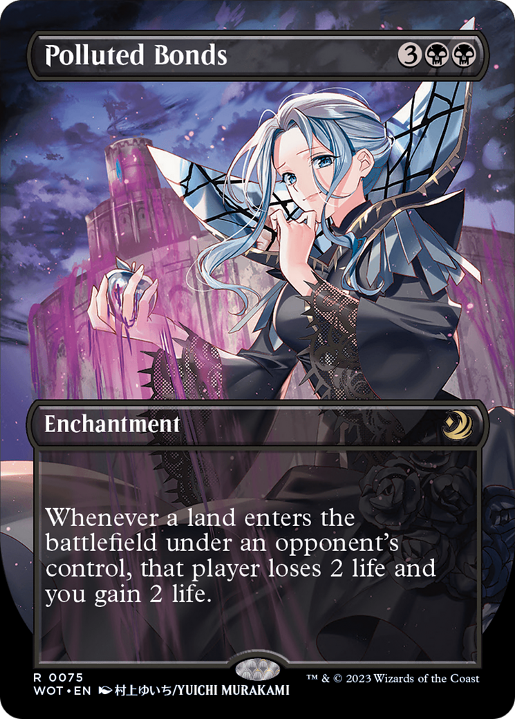Polluted Bonds (Anime Borderless) (075) - Wilds of Eldraine: Enchanting Tales