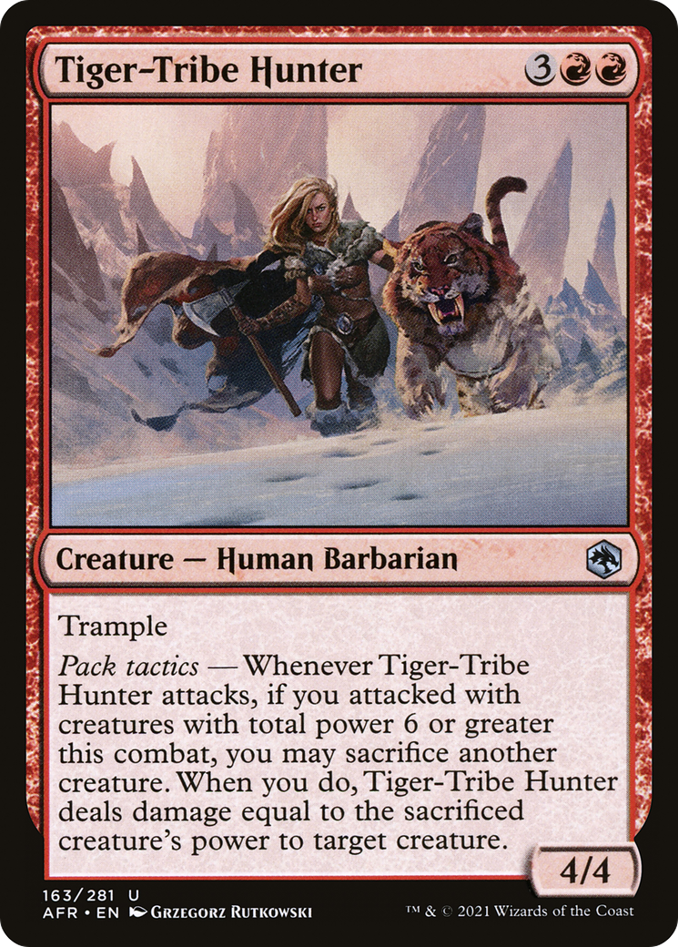 Tiger-Tribe Hunter [Dungeons & Dragons: Adventures in the Forgotten Realms] | Silver Goblin