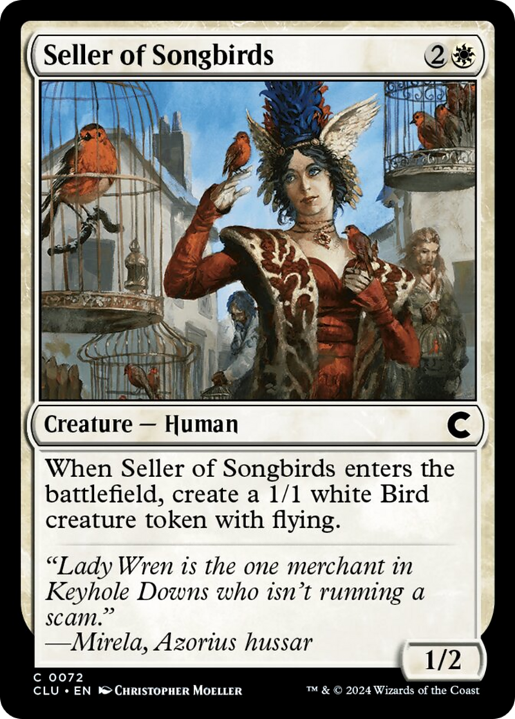 Seller of Songbirds [Ravnica: Clue Edition] | Silver Goblin