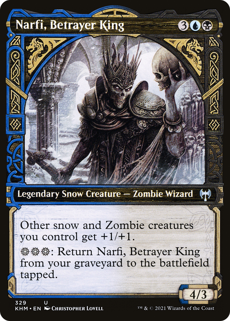 Narfi, Betrayer King (Showcase) (329) - Kaldheim