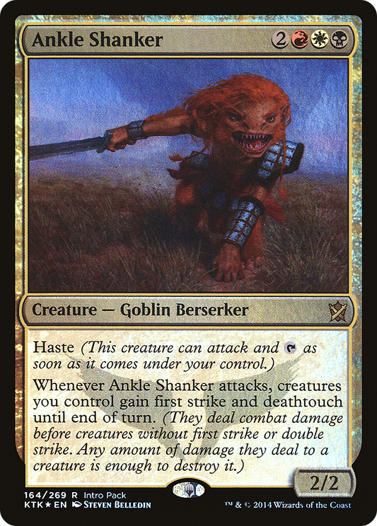 Ankle Shanker (164) Foil - Khans of Tarkir Promos