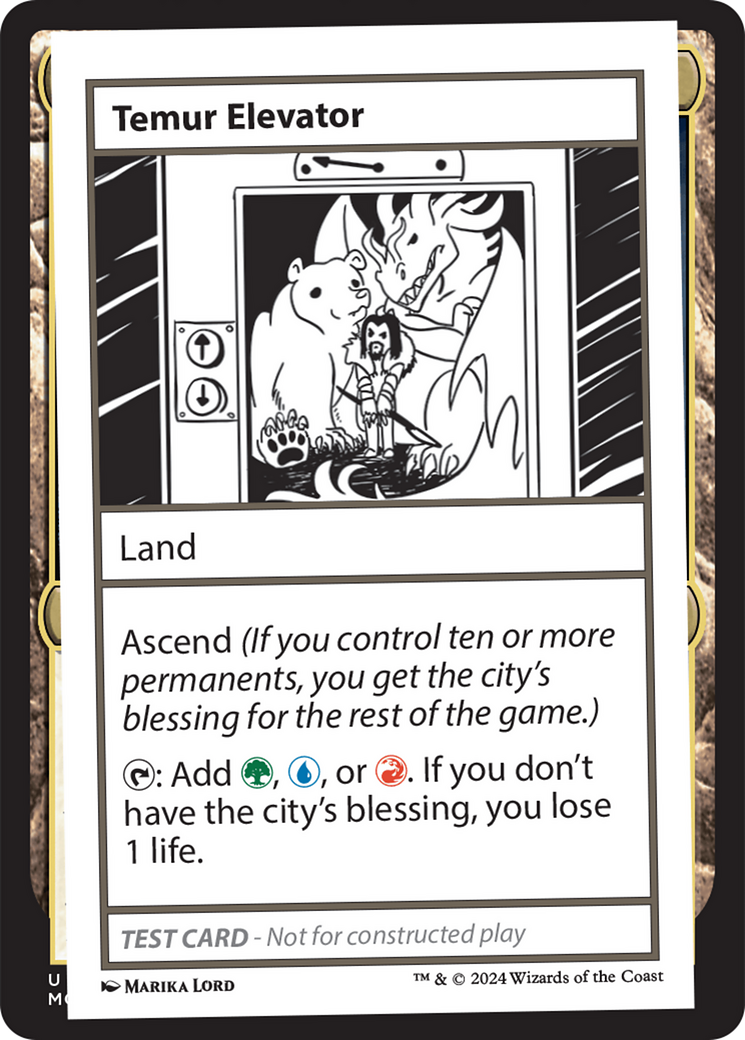 Temur Elevator [Mystery Booster 2 Playtest Cards] | Silver Goblin