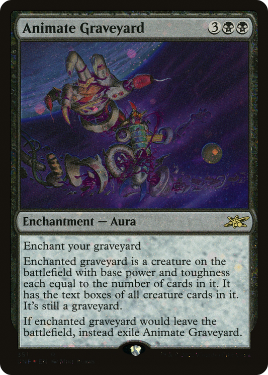 Animate Graveyard (351) Foil - Unfinity
