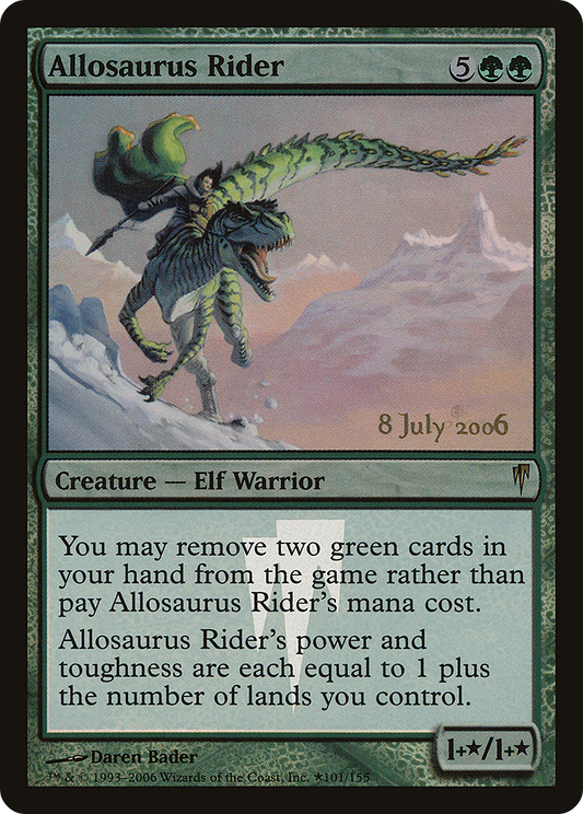 Allosaurus Rider (Promo) (101★) Foil - Coldsnap