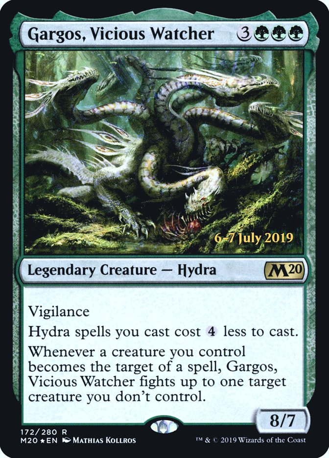 Gargos, Vicious Watcher [Core Set 2020 Prerelease Promos] | Silver Goblin