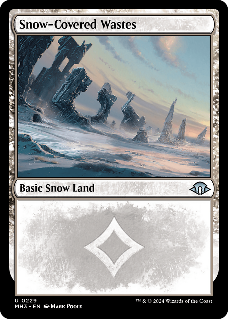 Snow-Covered Wastes (0229) [Modern Horizons 3] | Silver Goblin
