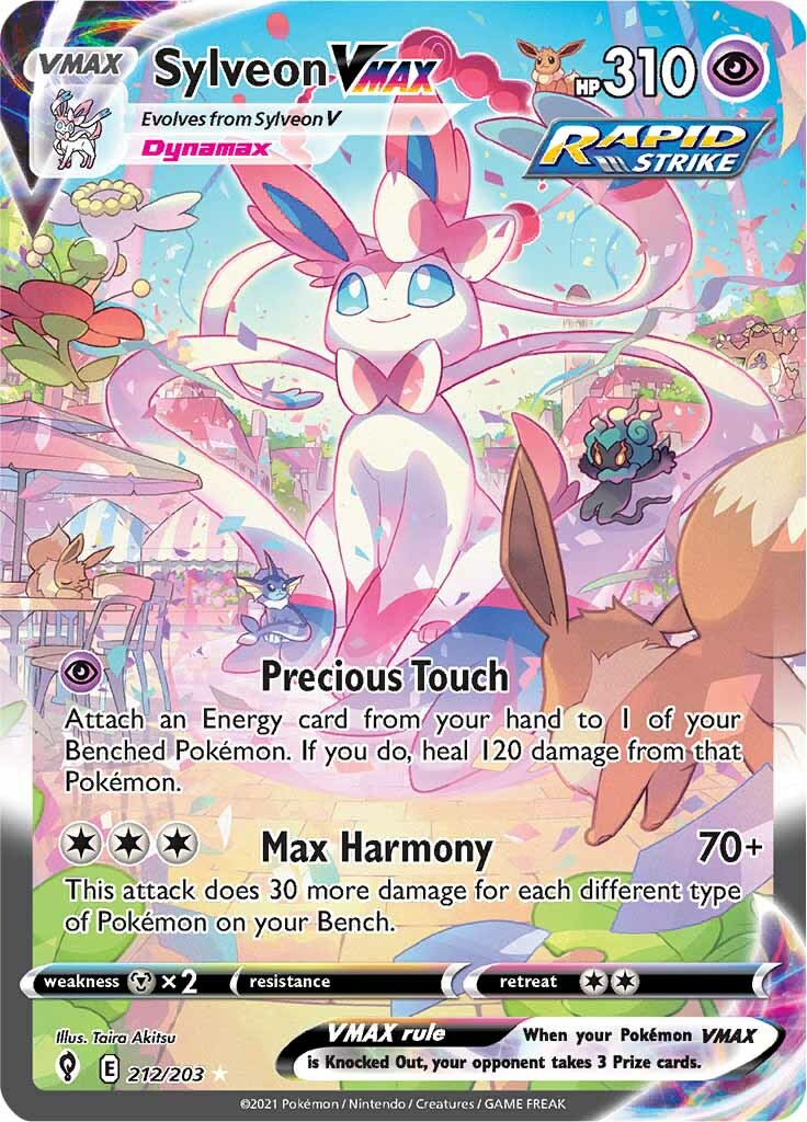 Sylveon VMAX (212/203) [Sword & Shield: Evolving Skies] | Silver Goblin