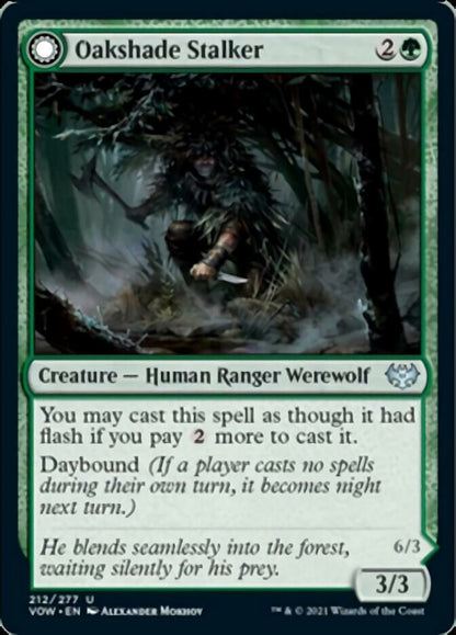 Oakshade Stalker (212) Foil - Innistrad: Crimson Vow