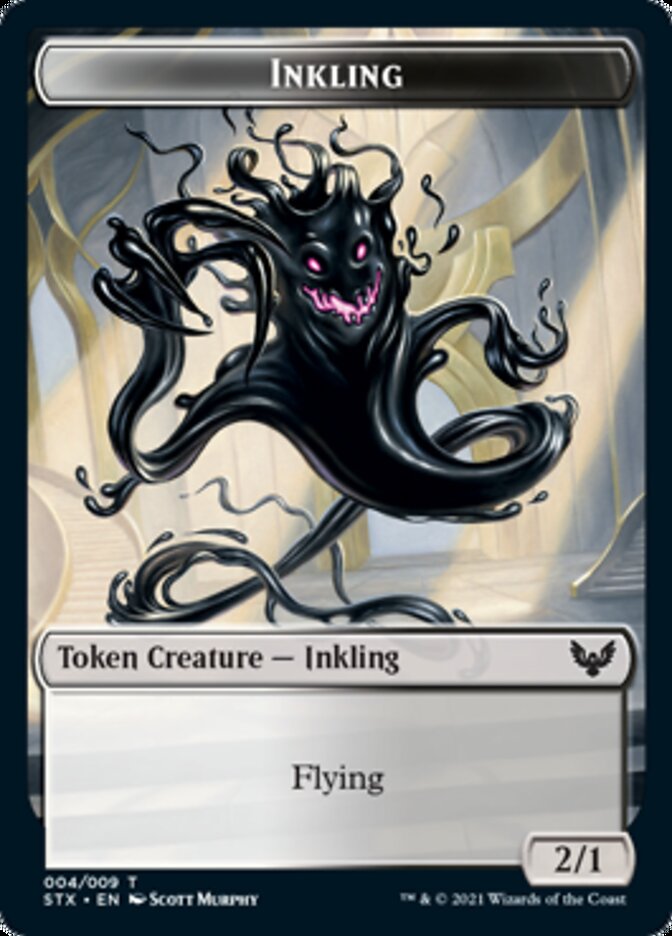 Inkling // Pest Double-Sided Token [Strixhaven: School of Mages Tokens] | Silver Goblin