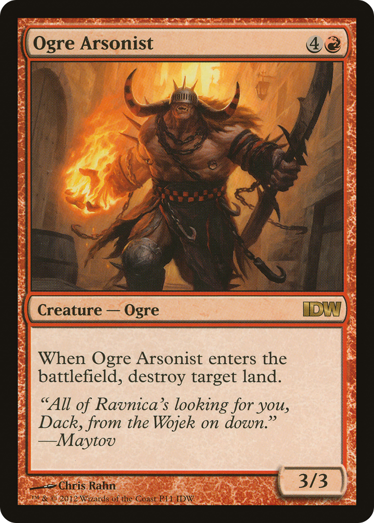 Ogre Arsonist (IDW Comics 2013) (P11) - IDW Comics Inserts
