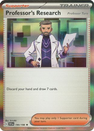Professor's Research - 190/198 (190) Holofoil - SV01 Scarlet & Violet Base Set