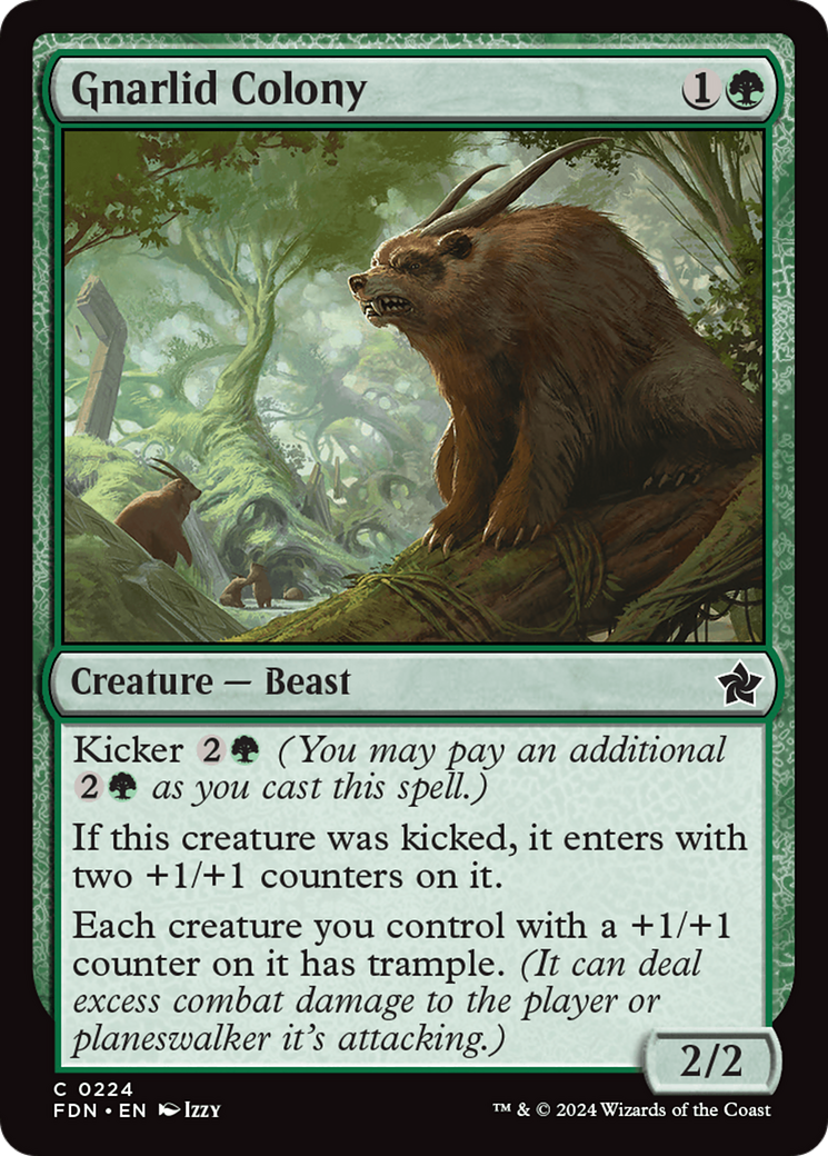 Gnarlid Colony [Foundations] Foil