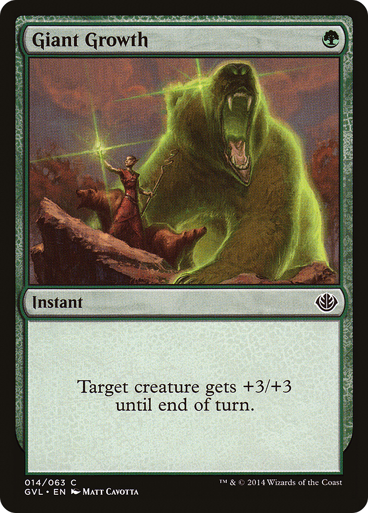 Giant Growth (014) - Duel Decks Anthology: Garruk vs. Liliana