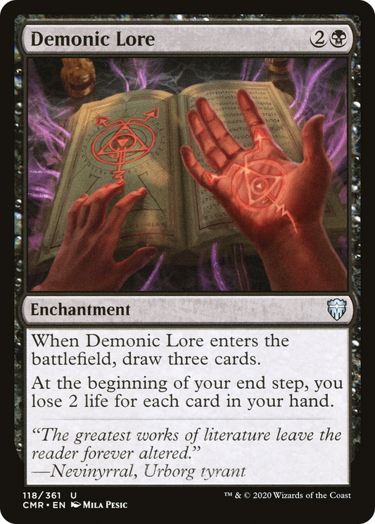 Demonic Lore (118) - Commander Legends