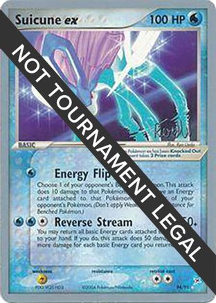 Suicune ex (94/95) (Rocky Beach - Reed Weichler) [World Championships 2004] | Silver Goblin