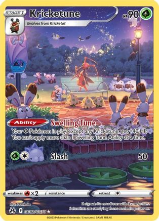 Kricketune (GG02) Holofoil - Crown Zenith Galarian Gallery