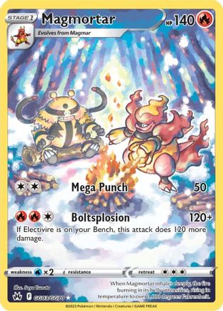 Magmortar (GG03) Holofoil - Crown Zenith Galarian Gallery