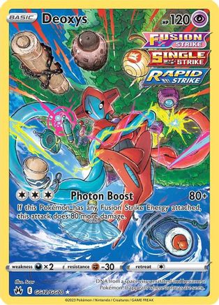 Deoxys (GG12) Holofoil - Crown Zenith Galarian Gallery