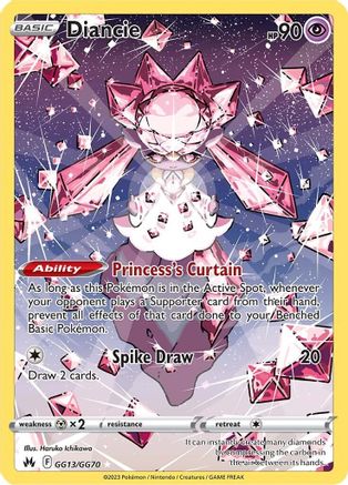 Diancie (GG13) Holofoil - Crown Zenith Galarian Gallery