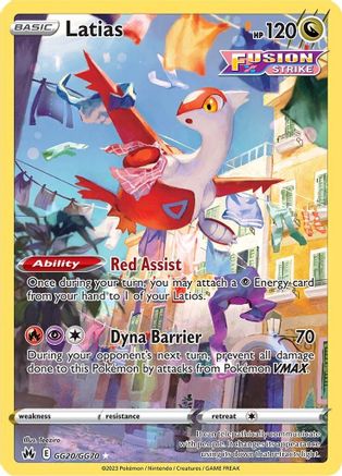 Latias (GG20) Holofoil - Crown Zenith Galarian Gallery