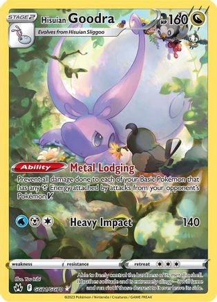 Hisuian Goodra (GG21) Holofoil - Crown Zenith Galarian Gallery