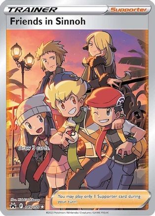 Friends in Sinnoh (149/159) (Full Art) [Sword & Shield: Crown Zenith] | Silver Goblin