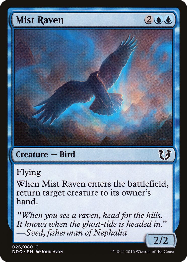 Mist Raven (026) - Duel Decks: Blessed vs. Cursed