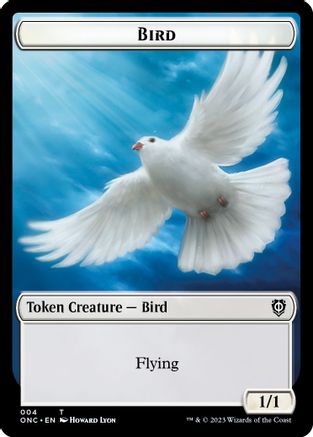 Bird // Cat Double-sided Token - Commander: Phyrexia: All Will Be One