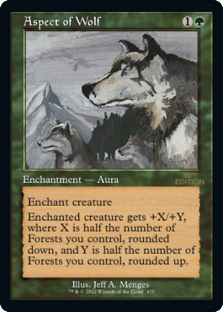 Aspect of Wolf (Retro) (477) - 30th Anniversary Edition