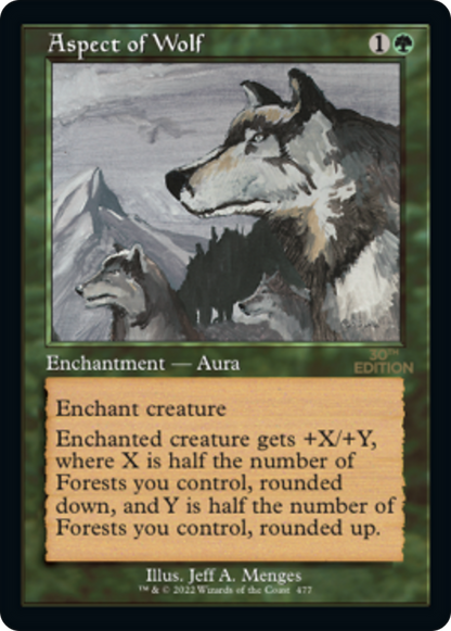 Aspect of Wolf (Retro) (477) - 30th Anniversary Edition
