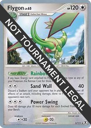 Flygon LV.65 (5/111) (Stallgon - David Cohen) [World Championships 2009] | Silver Goblin