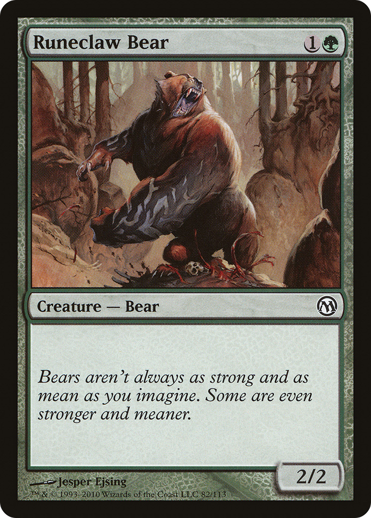 Runeclaw Bear (082) - Duels of the Planeswalkers