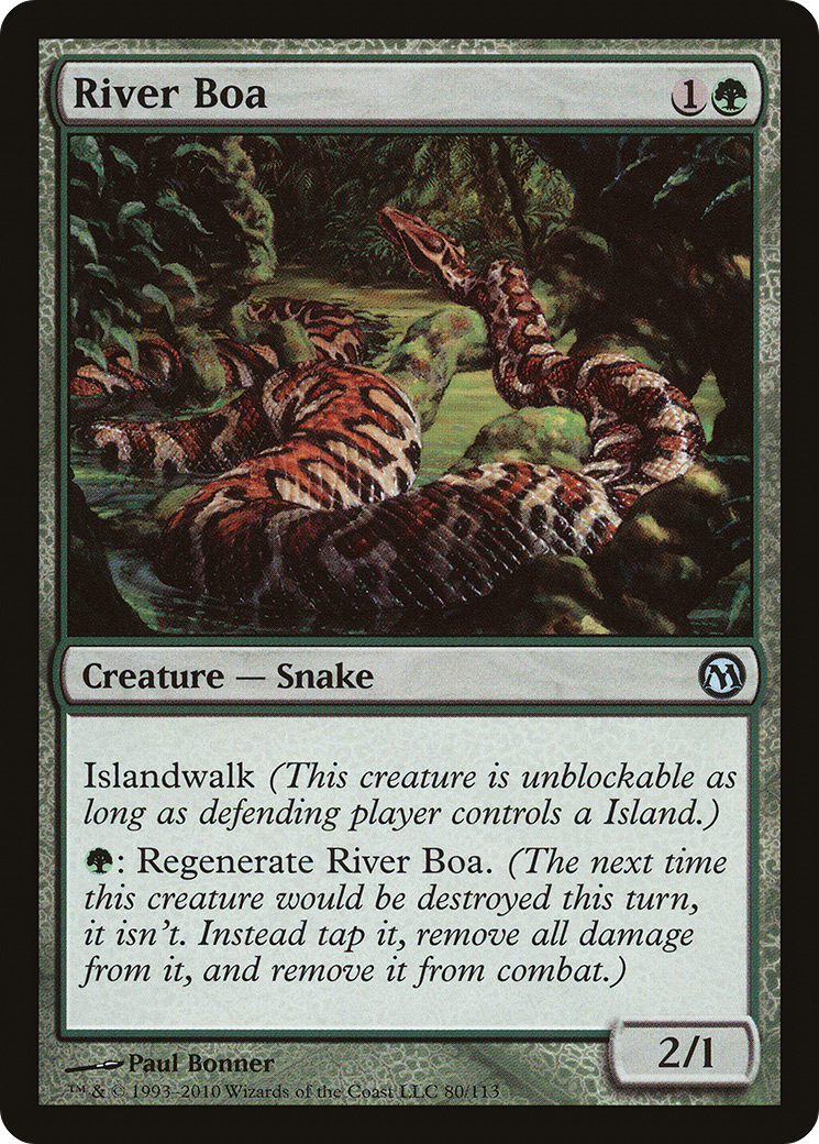 River Boa (080) - Duels of the Planeswalkers