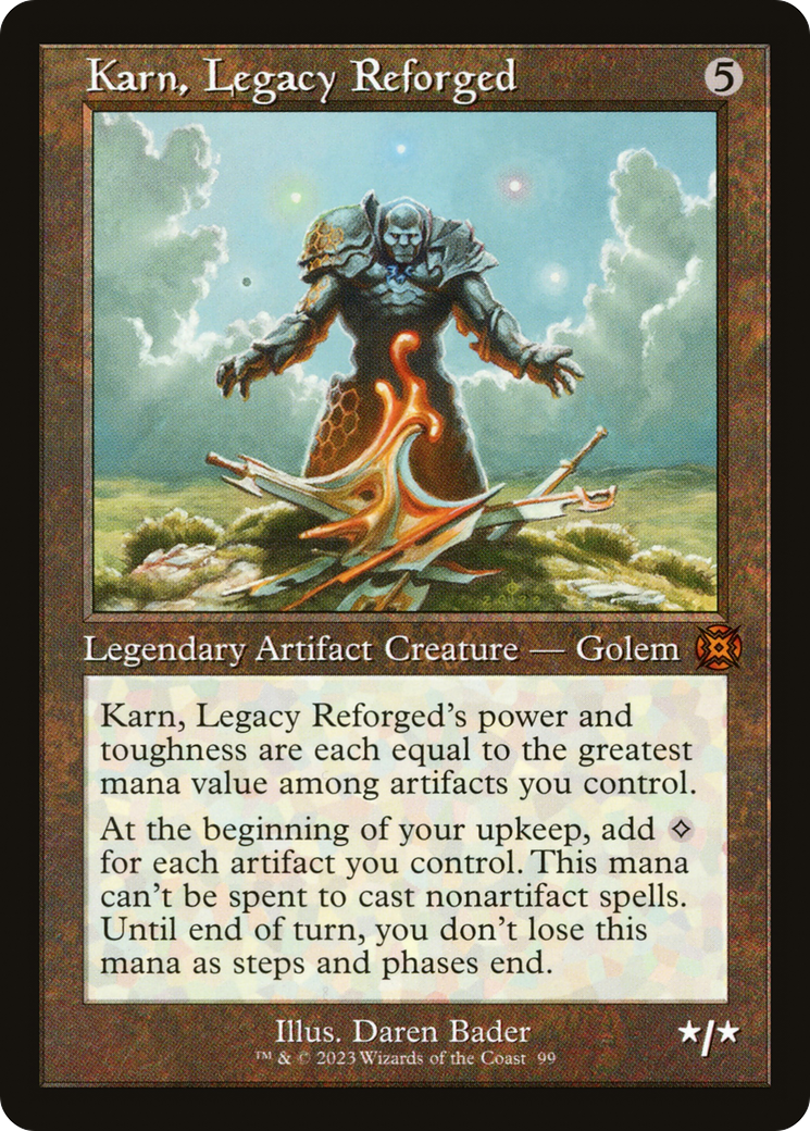 Karn, Legacy Reforged (Retro) (099) - March of the Machine: The Aftermath