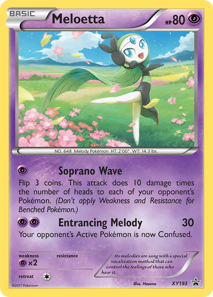 Meloetta (XY193) [XY: Black Star Promos] | Silver Goblin