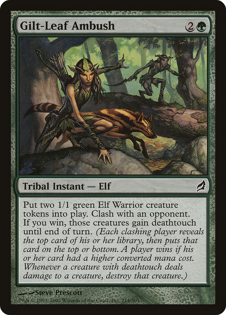 Gilt-Leaf Ambush (214) Foil - Lorwyn
